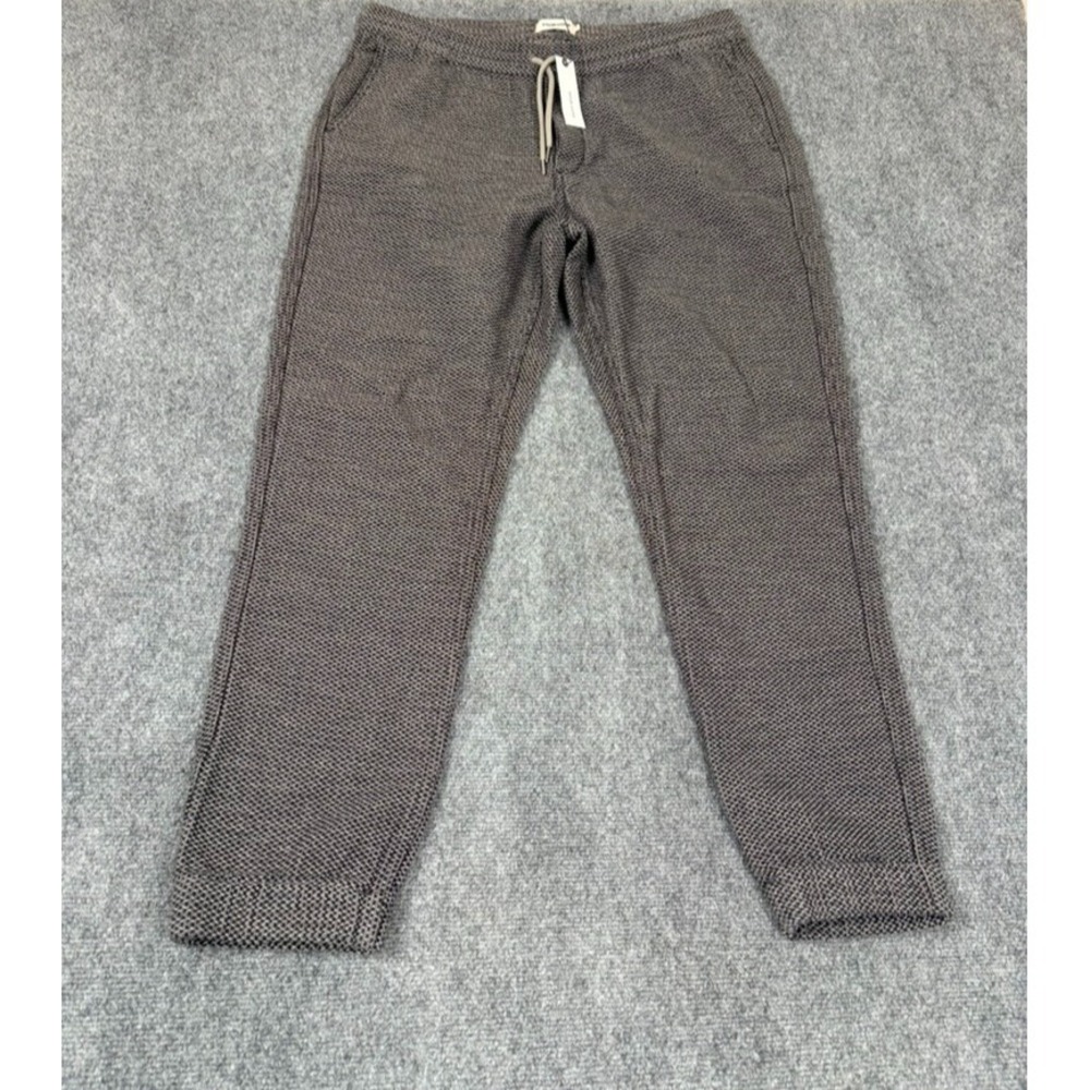NWT Taylor Stitch Textured The Apres Pant in Charcoal Sashiko Jogger Grey Sz XL